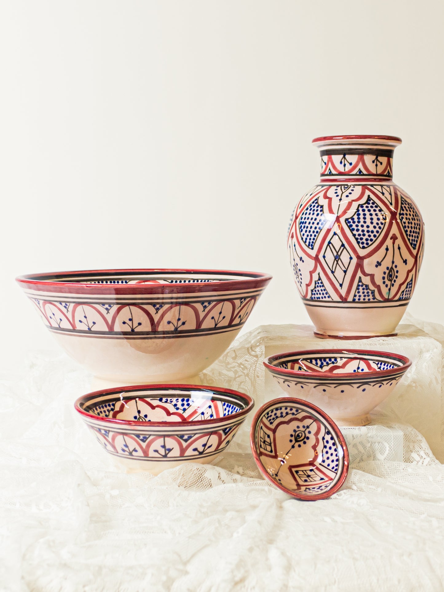 CERAMIC BOWL 26 CM - YASMIN