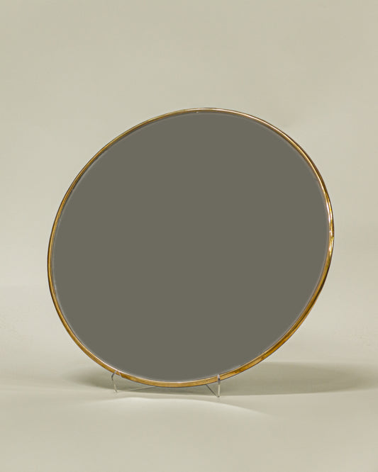 ROUND MIRROR GOLD - LARGE