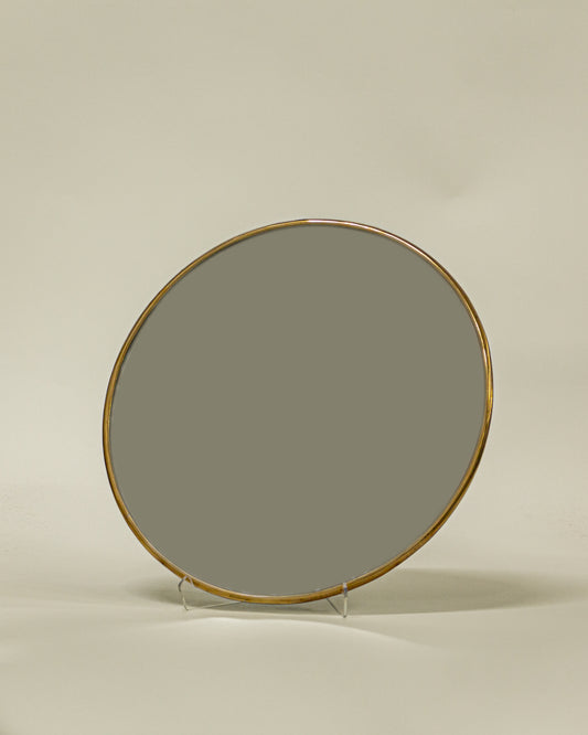 ROUND MIRROR GOLD - MEDIUM