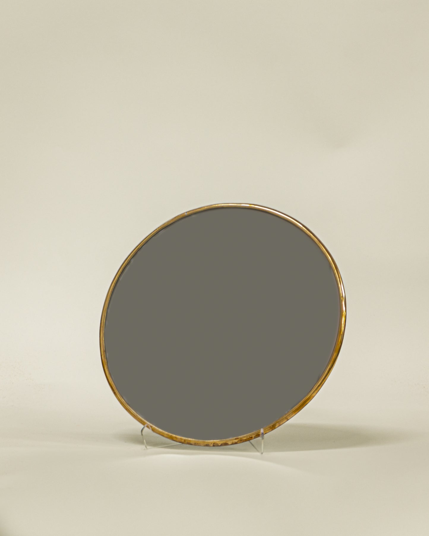ROUND MIRROR GOLD - SMALL