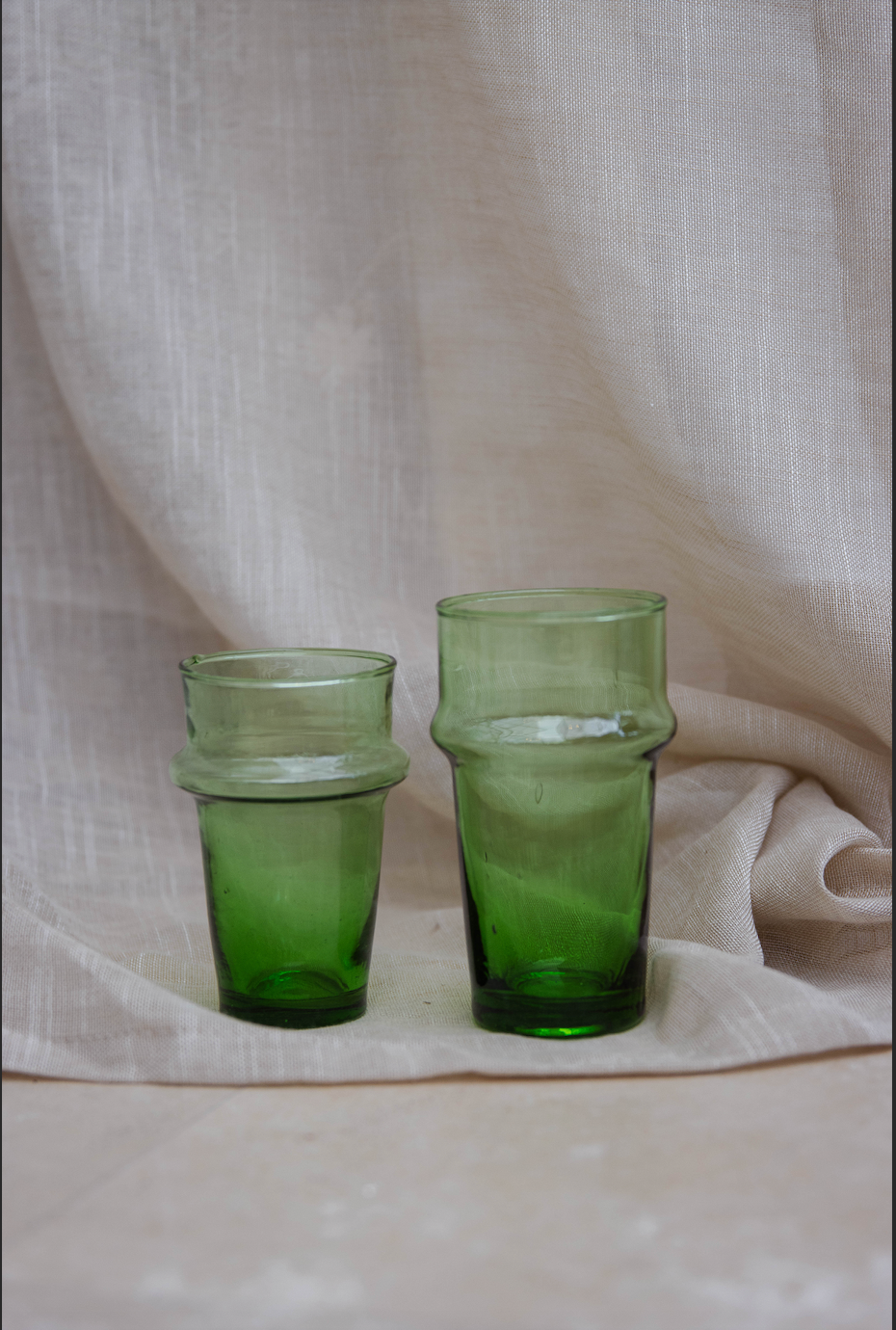 BELDI OLIVE GLASS - 10 CM